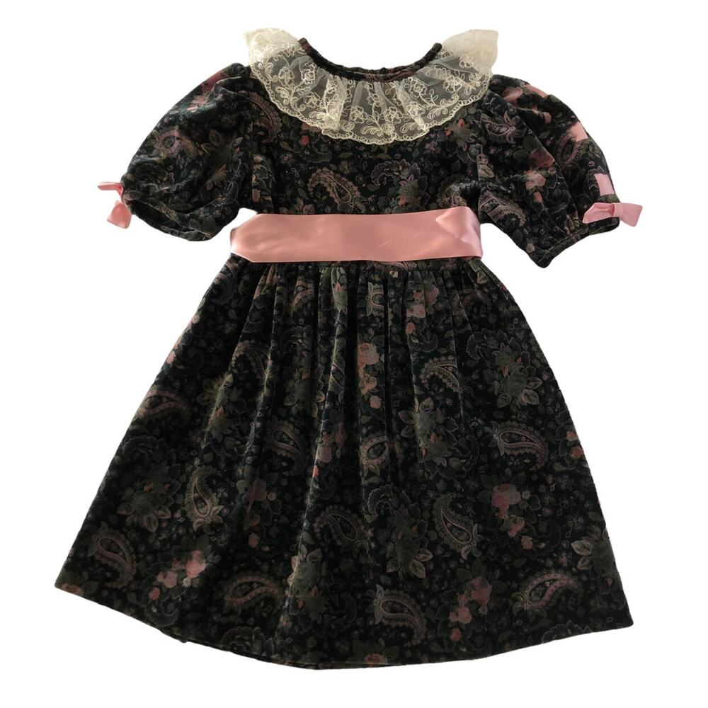 Vintage Bonnie Jean Velvet Dress